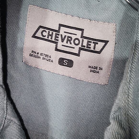 Chevrolet super service button down short sleeve shirt size Small NWT - Picture 3 of 8